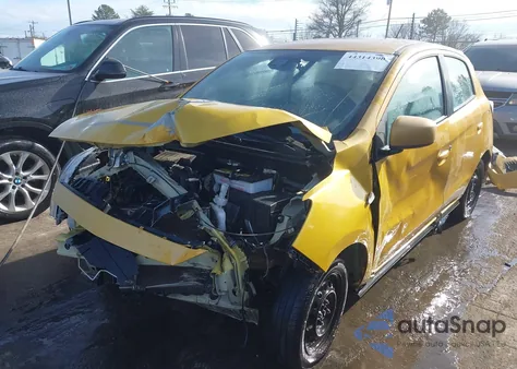 2022 Mitsubishi Mirage Es/Le из США, поврежденный, VIN ML32AUHJ9NH009608